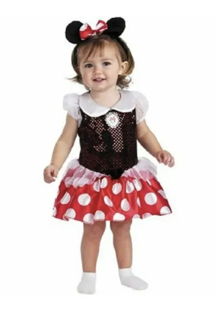 Disguise Disney Infant Minnie Mouse Halloween Costume Dress-Up 12-18 months