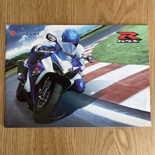 Suzuki depliant pubblicitario originale brochure delle moto stradali gamma GSX-R