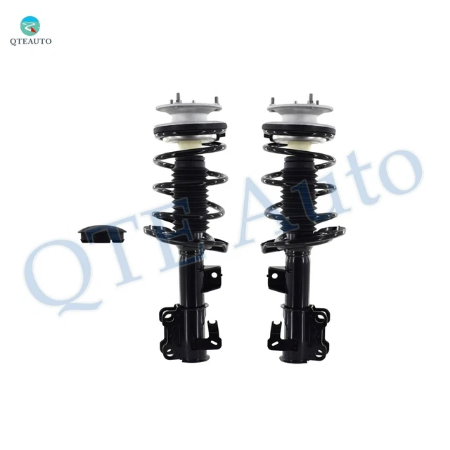 Pair 2 Front L-R Quick Complete Strut-Coil Spring For 2014-2018 Cadillac Ats AWD