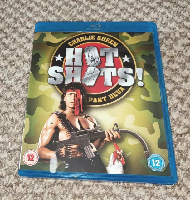 Hot Shots Part Deux BLURAY 1993 Charlie Sheen Action Comedy Rambo Parody