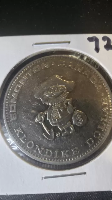 Alberta Edmonton Canada 1972 Trade Token Klondike Mike Coin