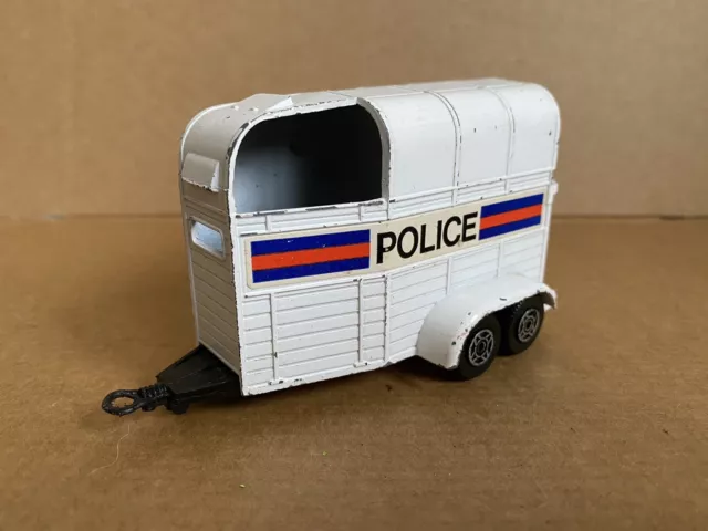 Corgi Beaufort Double Horse Box Trailer, Police Gift Set, Die Cast, No 44, Rare.