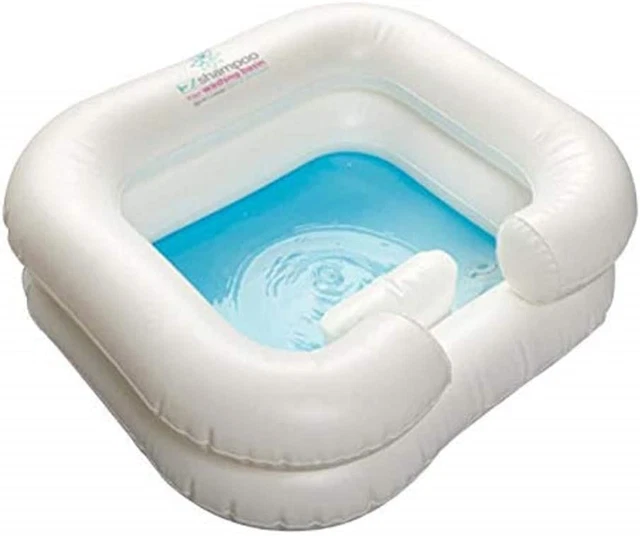 Lavador de cabello inflable de lujo Homecraft, lavar el cabello en la cama, para heridos,
