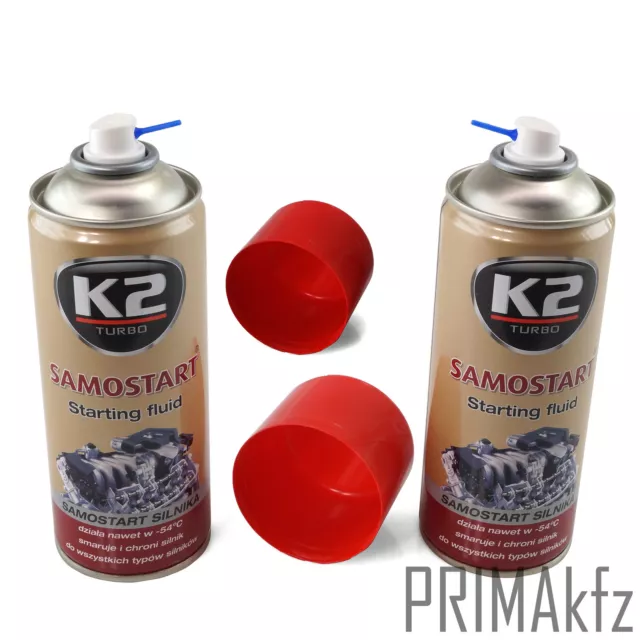 2x ORIGINAL K2 Starthilfespray Starterspray 400ml