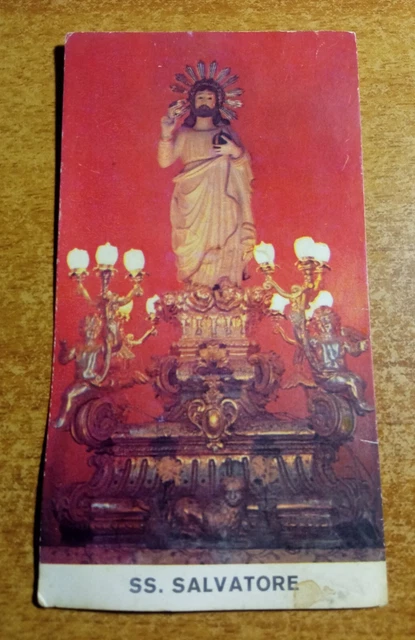 Santino Holy Card SS. SALVATORE
