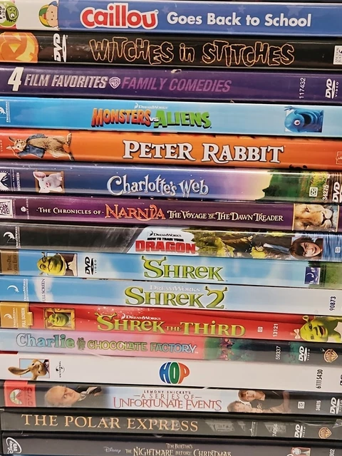 (25) WALT DISNEY Pixar DreamWorks DVD Movie Lot, Animated Cartoon