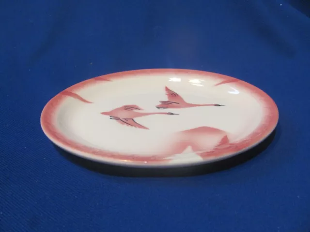 Vintage Restaurant China Traveler Milwaukee Railroad China Small Oval Plate 7"