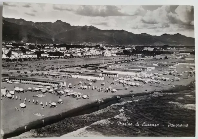 Cartolina Marina di Carrara Panorama VIAGGIATA Postcard