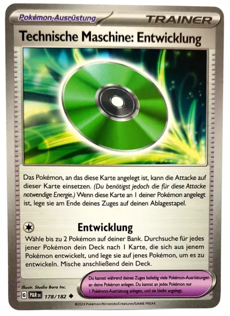 Pokemon Karte: Technische Maschine: Entwicklung 178/182 Paradoxrift DE