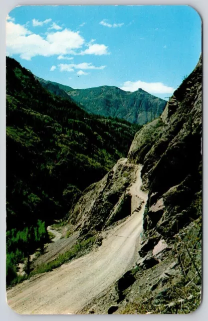Uncompahgre Gorge Million Dollar Highway San Juan Mountain Silverton CO Postcard