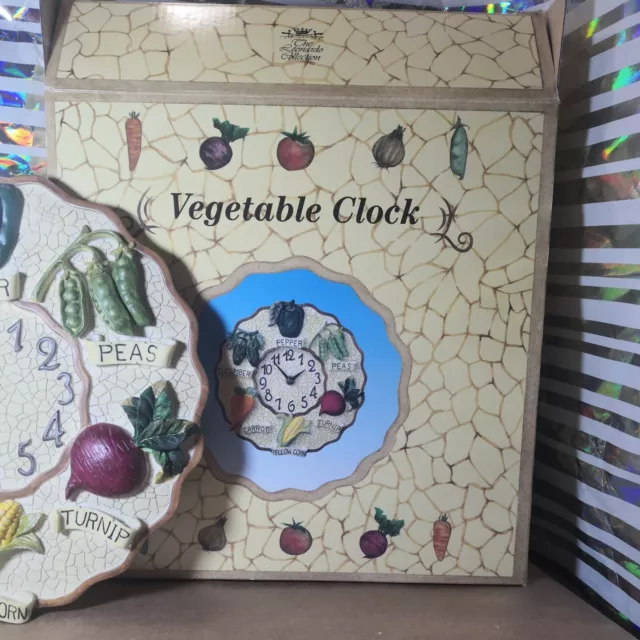 Ceramic Wall Clock The Leonardo Collection Kitchen Garden Time Design 2