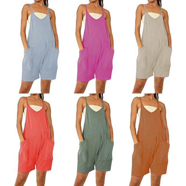 Tute Da Donna Tute Top Pantaloncini Larghi Tute Larghe Tute Corte C! ☆ 3