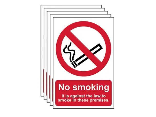 Scan - No Smoking In These Premises PVC 200 x 300mm