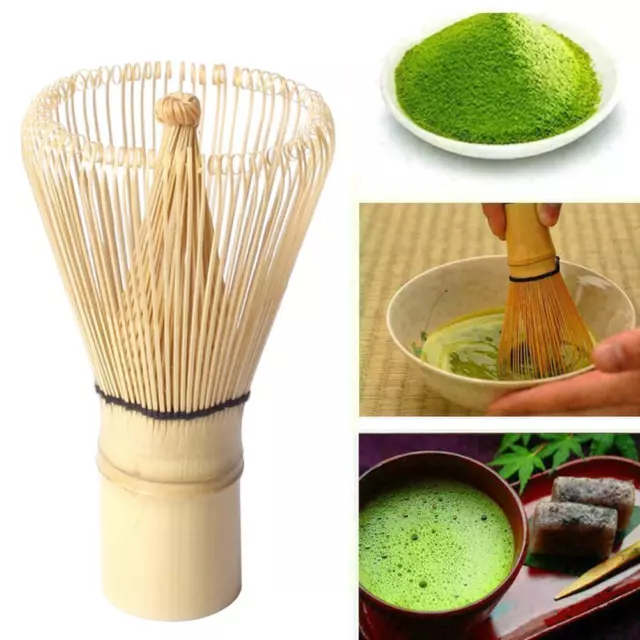 Whisk Japanese Bamboo Matcha Powder Green Kit Sauce Chasen Hot Tool Brush W2J0