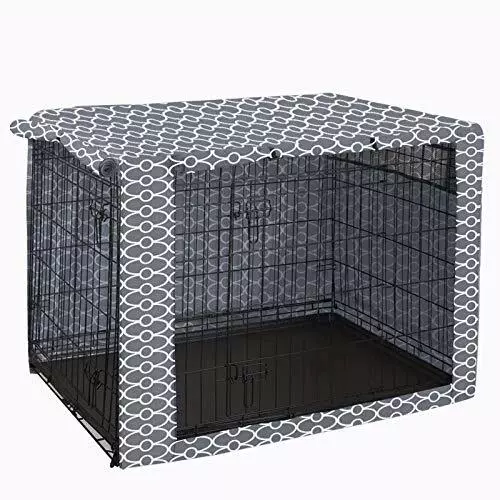 Cubierta de caja para perro de poliéster duradera para perrera para mascotas ajuste universal 36 pulgadas
