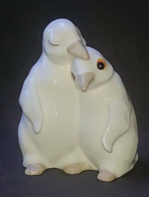Vintage Royal Osborne Porcelain Penguin Figurine - Wedding Cake Topper -  Boxed
