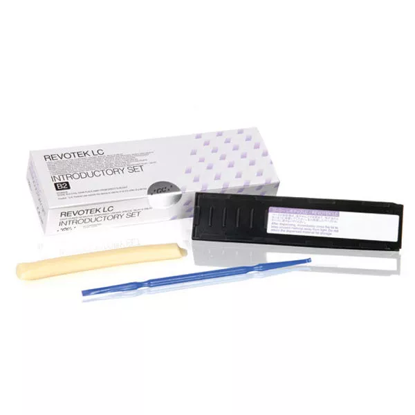 REVOTEK LC KIT 16gr GC. DENTAL LIGHT CURING RESIN FOR TEMPORARY CROWN.