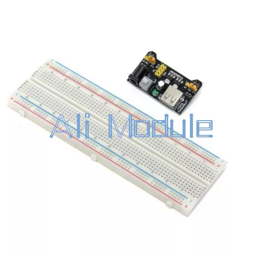 MB102 Breadboard Power Supply 3.3V 5V Board+Breadboard 830 Point For Arduino