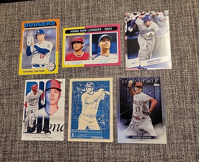 LOT DE 6 CARTES SHOHEI OHTANI 2024/2022 2024 Heritage, 2024 Topps