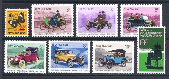 Neuseeland - postfrische Marken aus 1971-1972