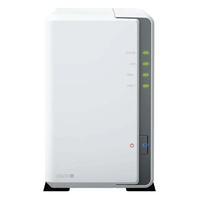 Synology DiskStation DS223j | Serveur NAS 2 baies Realtek 1Go RAM Sans Disque