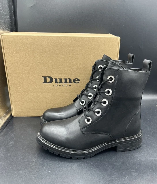 DUNE LONDON ROSALIND women Black Leather Boots Girls Size 5 New 45.91 PicClick UK