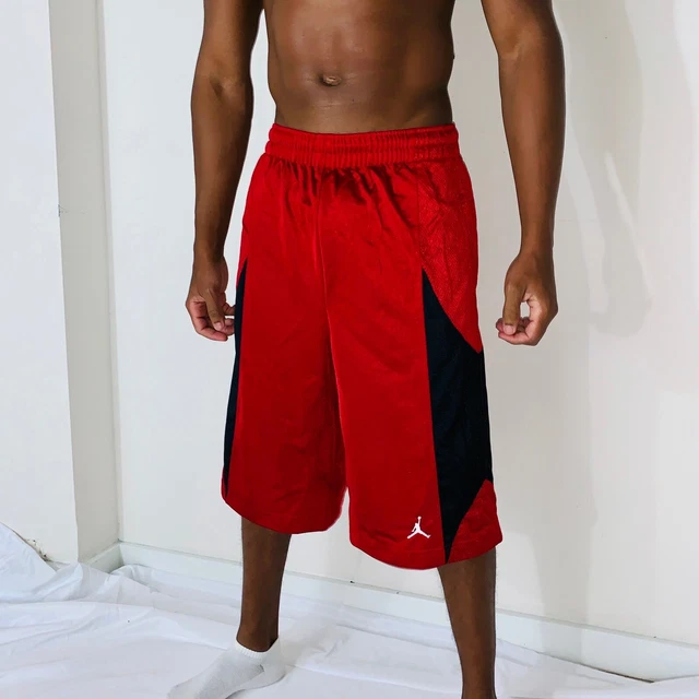 Nike Vintage Rare Basketball Brillant Short Soyeux Lisse