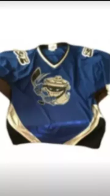 Brad Wingfield Danbury Trashers jersey Signed sz L Blue NWOT AK