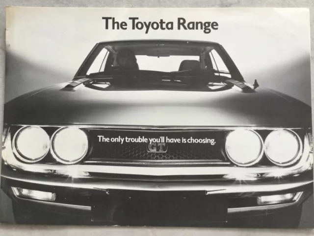 Toyota Range Car Sale Brochure - 1974