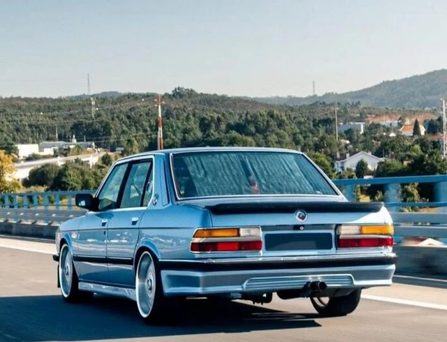 PFEBA LOOK REAR bumper spoiler addon Splitter Skirt For BMW E28 ...