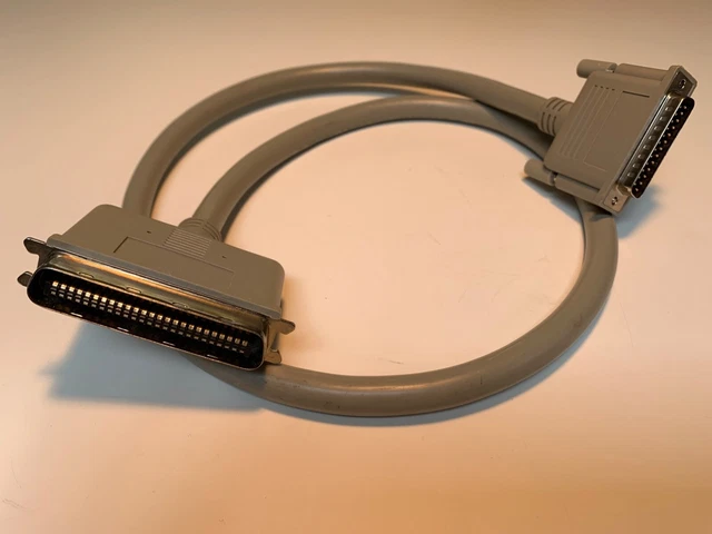 37.5" Scsi Cable. DB25 Male to 50pin Male