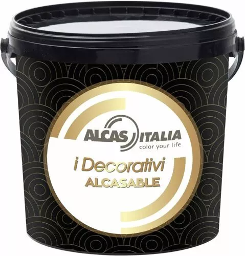 Pittura Interni Decorativa Alcasable Soft Effetto Perla Sabbiato 2,5Lt