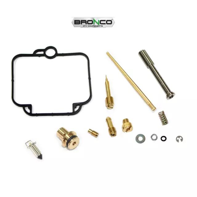 Bronco Carburetor Carb Repair Rebuild Kit Yamaha Grizzly 600 1998-2001