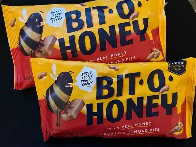 Bit-O-Honey Chewy Candy - TWO LARGE BAGS- An Old-Fashion Classic!