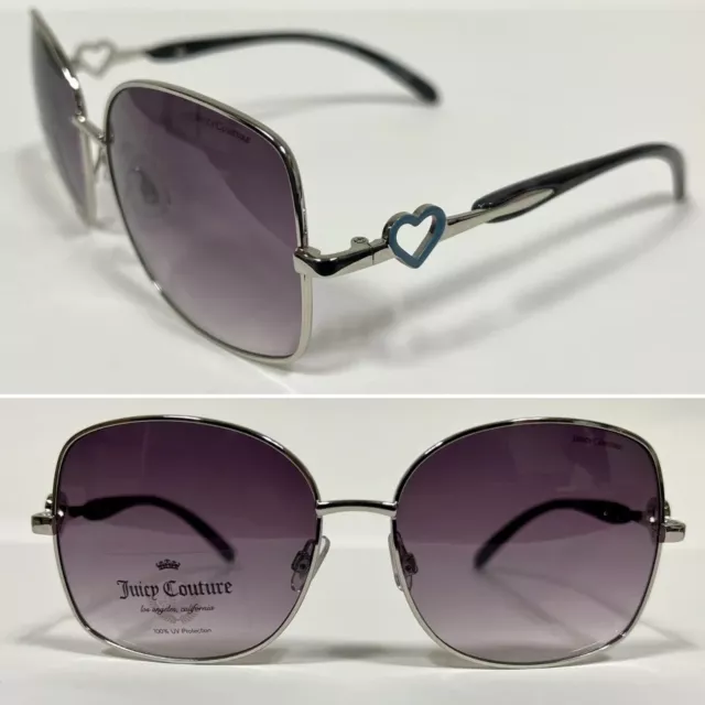 Juicy Couture Sunglasses Women’s Heart Pretty Purple Gradient Lenses