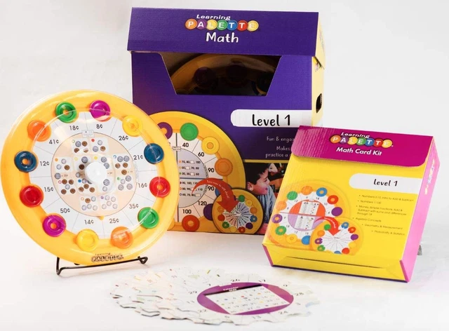 LEARNING WRAP-UPS SELF-CORRECTING 1st Grade Math Learning Palette 1 Base Cent...