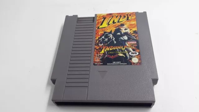 Jeu Nintendo NES Indy Indiana Jones and the last Crusade PAL A ITA