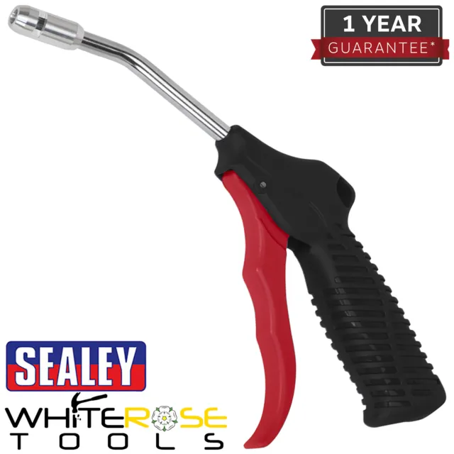 Sealey Air Blow Gun 100mm with 1/4"BSP Air Inlet and Safety Nozzle