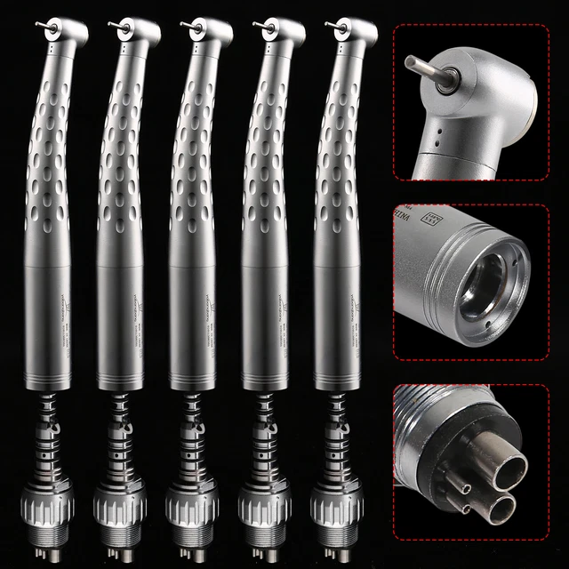 5 NSK type Dental High Speed Handpiece + 4Hole Quick Coupler 360° swivel M,C