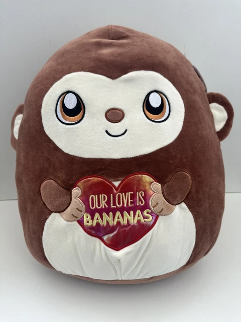 SQUISHMALLOWS MARK THE Monkey Valentines 16” Plush £25.50 - PicClick UK