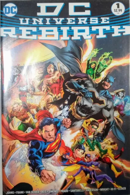 DC Universe Rebirth #1b Ivan Reis Variant One Shot DC Comics Jul, 2016 9.0 VF/NM