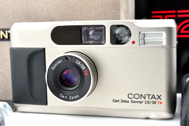 [Mint in Box] Contax T2 Titan Silver 35mm Point&Shoot Camera from Japan #2231