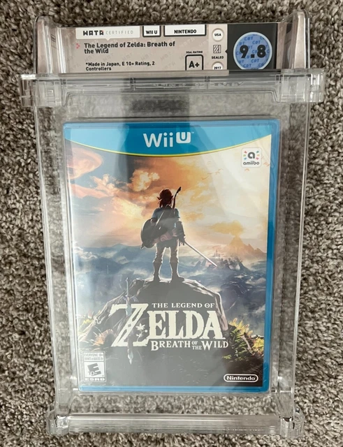 THE LEGEND OF Zelda Breath of The Wild Wii U - WATA 9.8 A+ Sealed