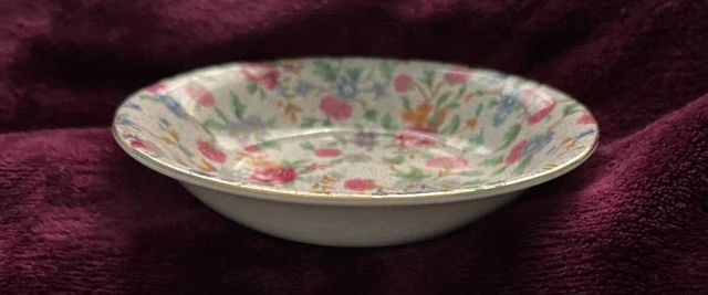 Royal Winton Grimwades Old Cottage Chintz Tea Cup Saucer Creamer & Small Bowl 6