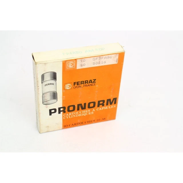 10Pcs FERRAZ DF3FA80 F94880 AM 80P Fusible 22x58 80A (B935)