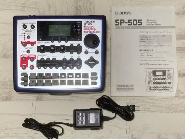 Boss SP-505 Groove Sampling Workstation w/Power Supply [Excellent] From Japan