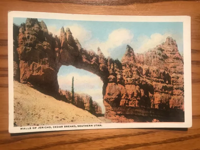 Vintage Postcard - Walls Of Jericho, Cedar Breaks, Southern Utah. - Unposted