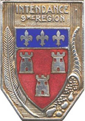 émail 6° Régiment d’Infanterie 1803-1939 embouti 5296 Fraisse Dem.Dép, 