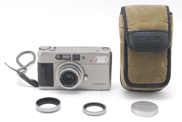 [MINT w/ Case] Contax TVS 35mm Point & Shoot Film Camera From JAPAN