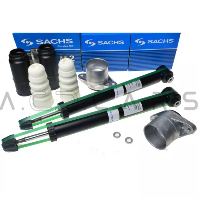 2x SACHS 310027 Stossdämpfer + Domlager Service-Kit für AUDI A6 AVANT Hinten